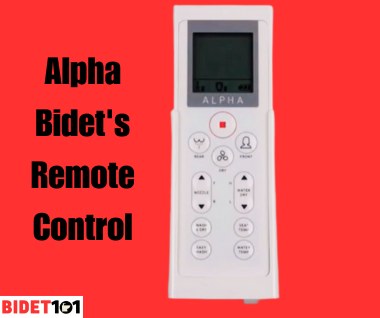 Alpha Bidet's Remote Control