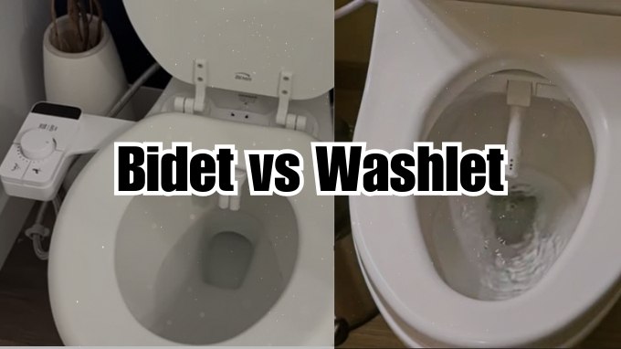 Bidet vs Washlet