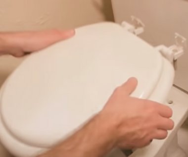 Installing a new toilet seat