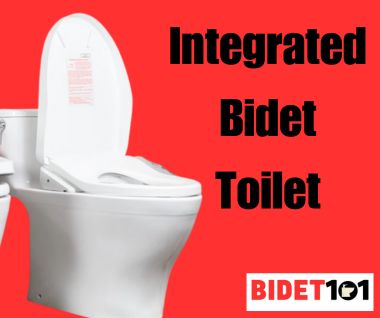 integrated bidet toilet