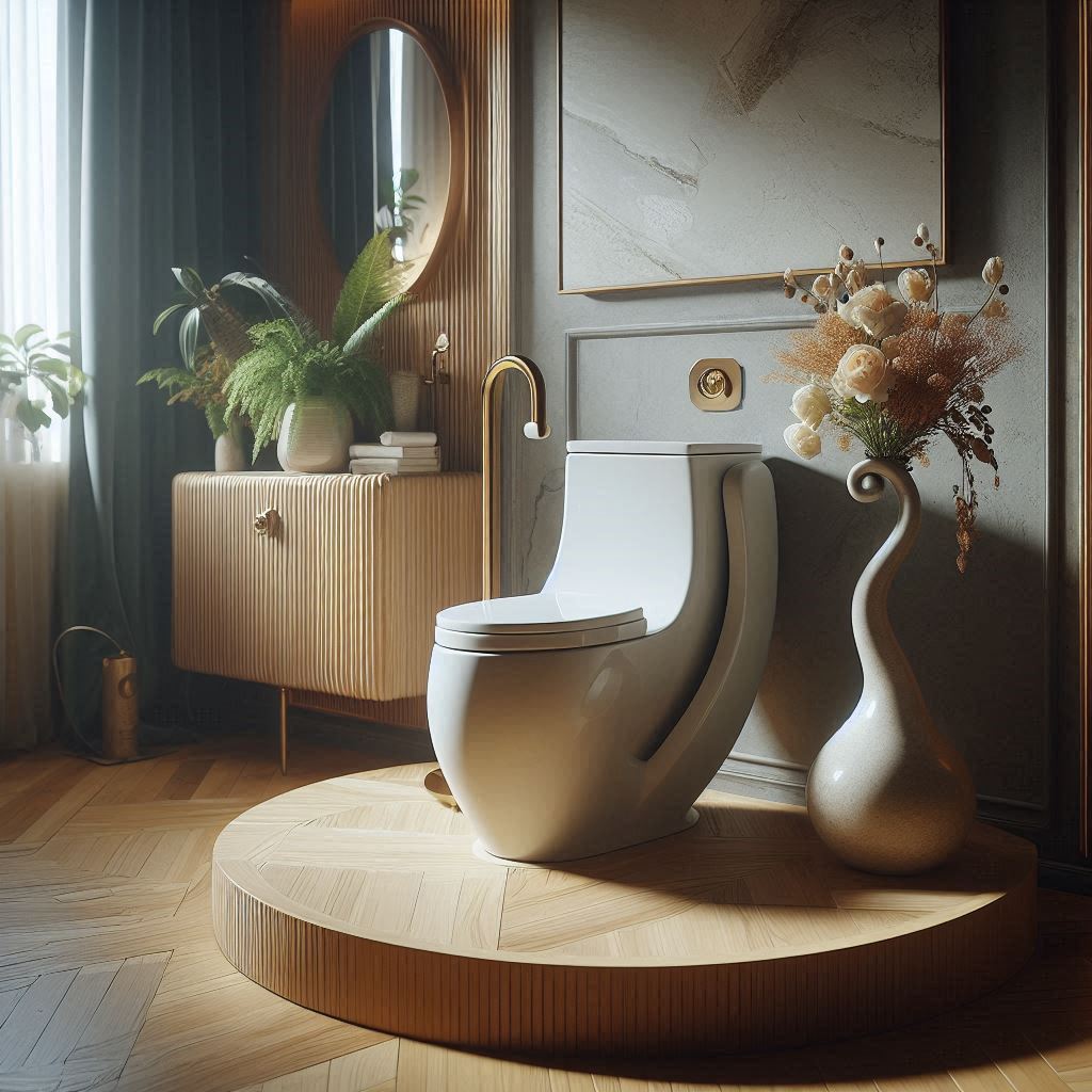 French Curve Toilet